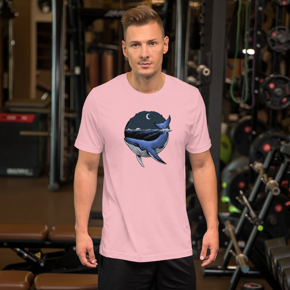 Tee-shirt La Nuit de la Baleine à Bosse rose