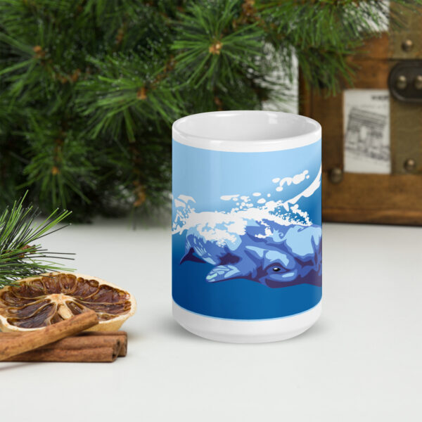 Don't Tell Me To Smile Requin Blanc 311,8 Gram Mug à Café En