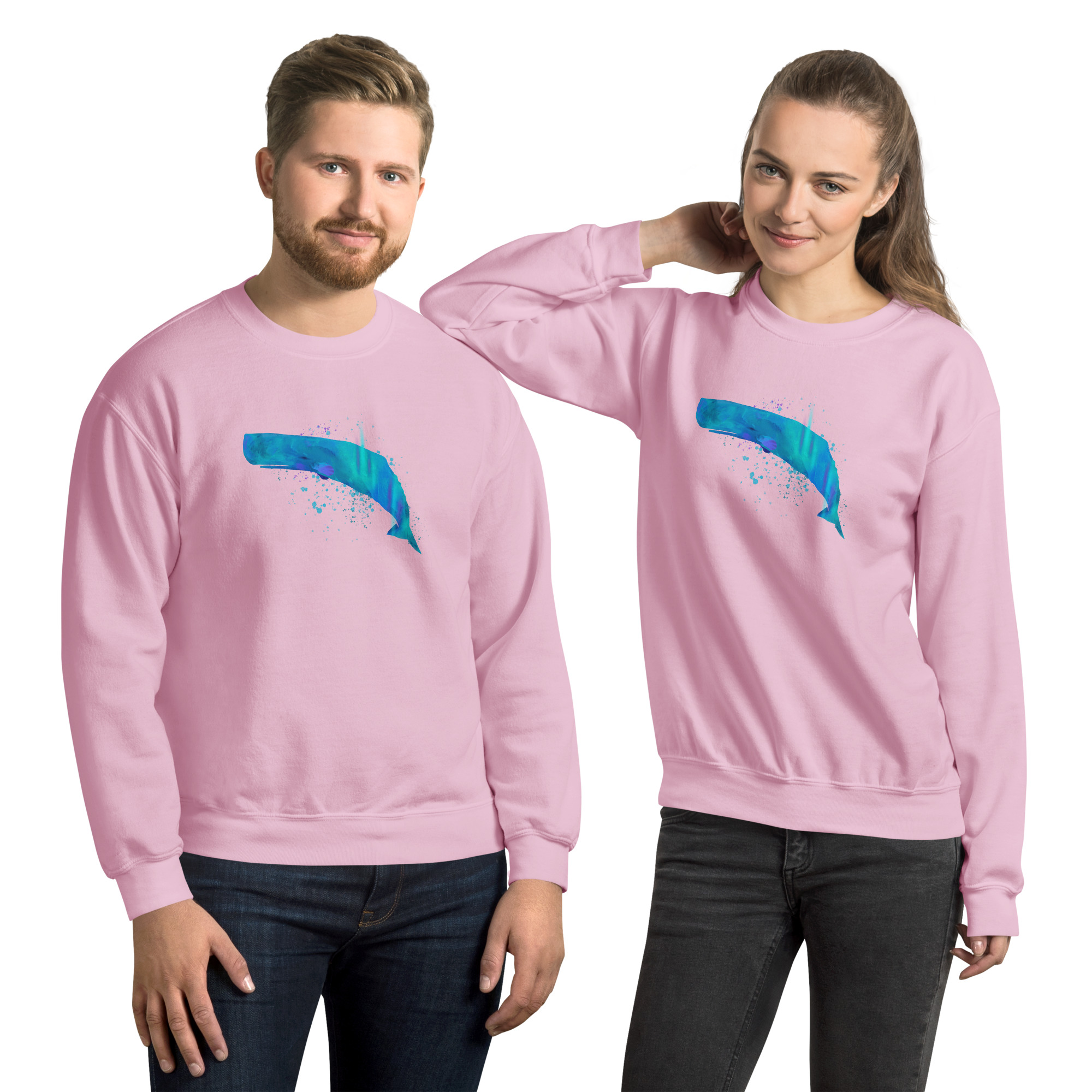 Sweatshirt Le Cachalot du Grand Bleu - rose