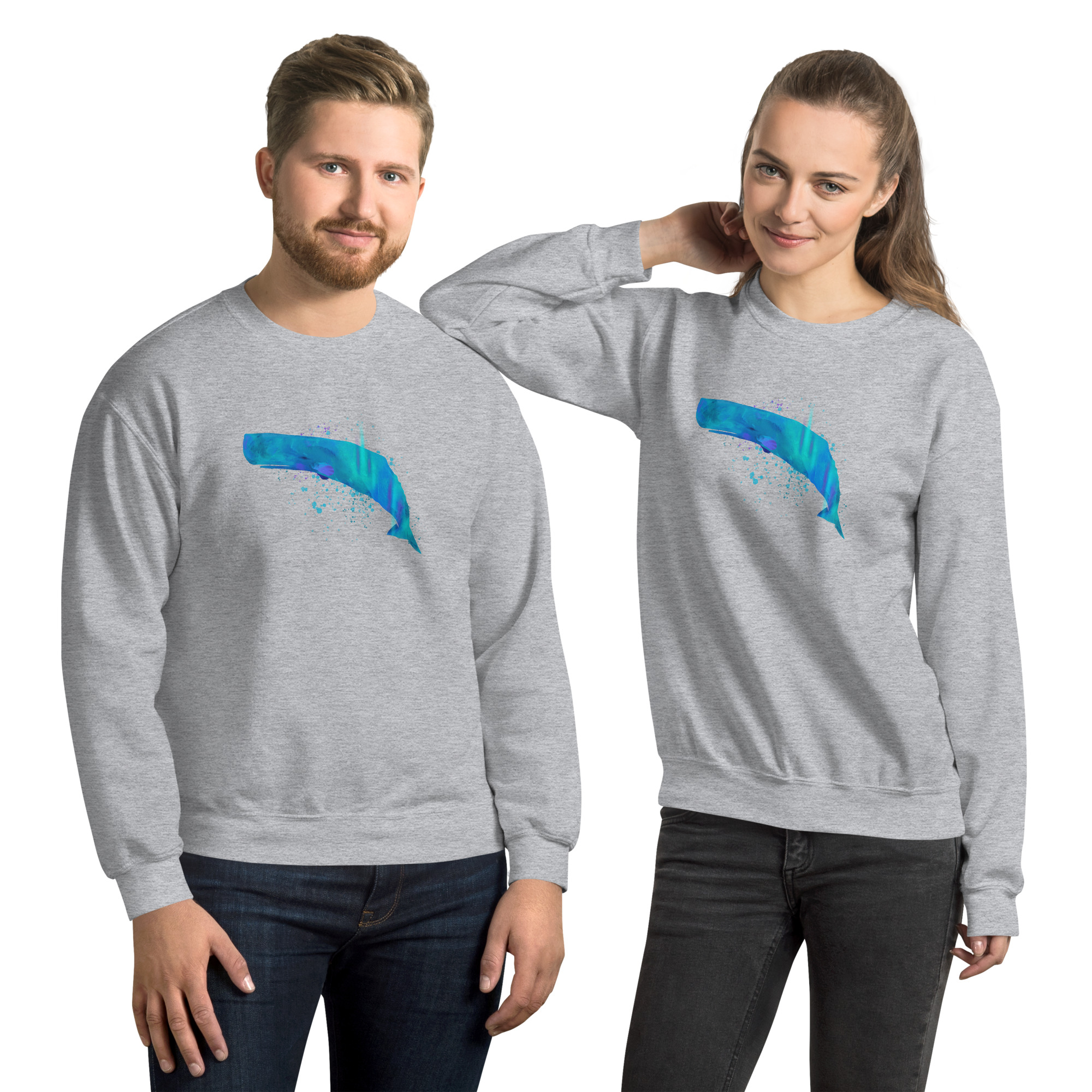Sweatshirt Le Cachalot du Grand Bleu - gris