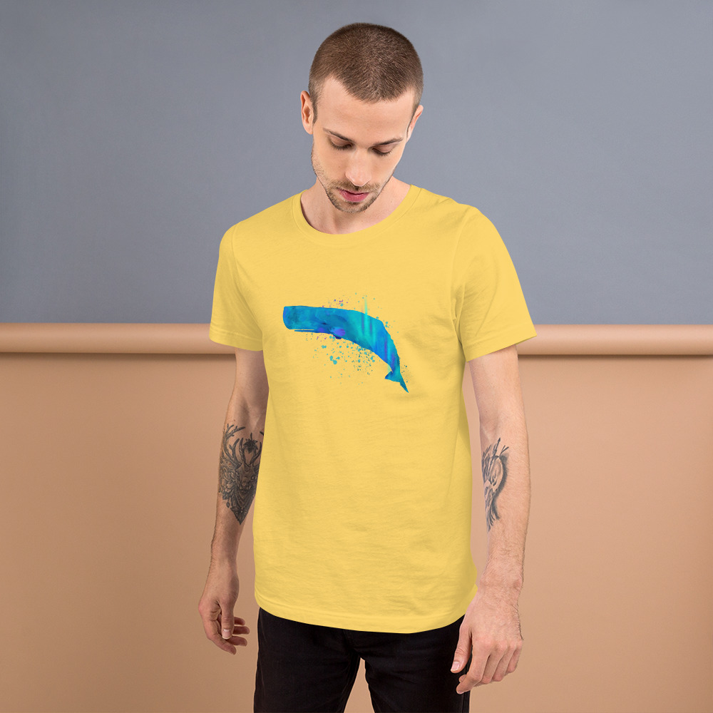 Tee-shirt Le Cachalot du Grand Bleu - jaune-orangé